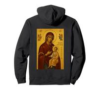 Icono ortodoxo de Theotokos Fovera Prostasia Sudadera con Capucha