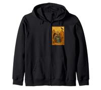 Icono ortodoxo del profeta Elías Sudadera con Capucha