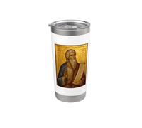 Icono ortodoxo del profeta Enoc Vaso térmico de acero inoxidable de doble pared