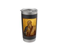 Icono ortodoxo del profeta Enoc Vaso térmico de acero inoxidable de doble pared