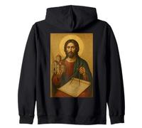 Ícono ortodoxo Griego Jesucristo el Arquitecto divino Sudadera con Capucha
