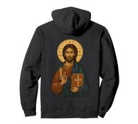 Icono ortodoxo Jesucristo el Maestro Sudadera con Capucha