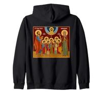 Icono ortodoxo Los Santos Mártires Macabeos Sudadera con Capucha
