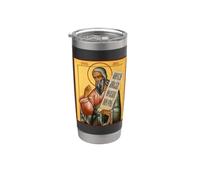 Icono ortodoxo Profeta Amós Vaso térmico de acero inoxidable de doble pared