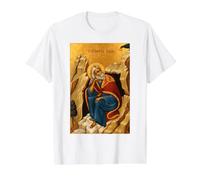 Icono ortodoxo profeta Elías Camiseta gráfica económica, Hombre, Blanco, S