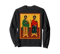 Icono ortodoxo Santos Cosme y Damián Sudadera