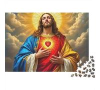 Icono Religioso Estilo Mural de Iglesia Puzzle de 1000 Piezas Juego de Puzzle 1000 Piezas Papel para Adultos Relajación Decoración Regalo Familiar 38x26cm/1000pcs