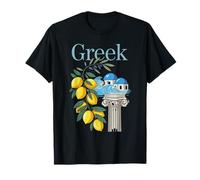 Iconos de la Cultura Griega Limones y Arquitectura Grecia Souvenir Camiseta