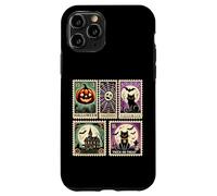 Iconos espeluznantes de Halloween, Calabazas, Fantasmas, Esqueleto, murciélagos, Arte Carcasa para iPhone 11 Pro