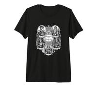 Iconos Infernales El Gótico Grimorio Camiseta Premium