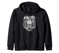Iconos Infernales El Gótico Grimorio Sudadera con Capucha