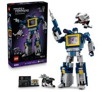 LEGO Icons Transformers: Soundwave - Maqueta para Adultos con Figuras Convertibles Inc. Laserbeak y Ravage - Ladrillo con Sonido y Armas - Regalo para Hombres y Mujeres Fans de Las Películas 10358