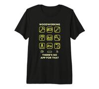 Iconos Madera No Hay App para Esto Diseño Camiseta Premium