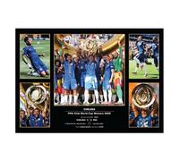 Icons Wall Art Foto impresa A3 de los campeones de la Copa del Mundo del Chelsea Club 2025, reproducción digital, sin marco
