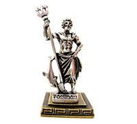 IconsGr Estatua en Miniatura con Gran Detalle Hecho de zamac, del Dios Poseidon (Color Plata)
