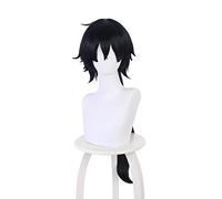 iCoser Vanitas Cosplay Long Wig Vanitas no Karte Anime The Case Study of Vanitas Black mix Dark Blue Hair with Wig Cap WIG