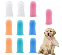 iCovalescent 10Pcs Cepillo Dientes Perro, para Limpieza de Dientes de Mascotas de 360º, Kit de Cepillo de Dientes de Limpieza de Dientes de Silicona para Perros, Gatos