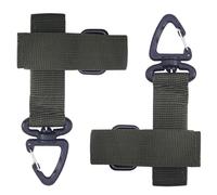 iCovalescent 2 Piezas Soporte para Guantes, Portaguantes Cinturon, Pinza Multiusos para Guantes, para Jardines, Obras de Construcción(Verde Militar)