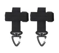 iCovalescent 2 Piezas Soporte para Guantes, Portaguantes Cinturon, Pinza Multiusos para Guantes, para Jardines, Obras de Construcción(Negro)