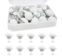 iCovalescent 20 Piezas Clips de Fijación para Edredón, Sujeciones de Edredón, Hebilla Antideslizante en Forma de Hongo para colchas(Blanco)