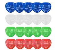 iCovalescent 20 Piezas Pantalla Para Orinal, Alfombrillas De Urinario Perfumada, Filtros De Urinario Desodorante, Para Cualquier Urinario(5 Colores)