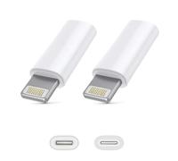 ICOVERI Adaptador USB C a Light-Ning (Pack 2 Unidades), Carga rápida PD 20W, Compatible con Apple Series. (Pack 2ud Adaptadores USB C a Light-Ning)
