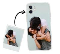 ICOVERI Funda iPhone 12 Mini Personalizada Foto Imagen y/o Letras. Funda Personalizable Silicona Gel Transparente Antigolpes. Carcasa Compatible con iPhone 12 Mini. Material TPU Flexible Resistente