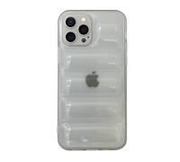 ICOVERI Funda iPhone 12 Pro MAX Puffer. Carcasa TPU con Burbuja de Aire para Protección Extra. Funda Compatible con iPhone 12 Pro MAX Puffer Case iPhone. Protección Camara. Antigolpes. Transparente