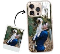 ICOVERI Funda iPhone 16 Pro MAX Personalizada Foto Imagen y/o Letras. Funda Personalizable Transparente Antigolpes. Carcasa Compatible con iPhone Apple. TPU Flexible Resistente (iPhone 16 Pro MAX)