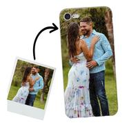 ICOVERI Funda Personalizada para iPhone 7/8/SE 2020/2022 Foto y/o Letras. Funda Personalizable Silicona Flexible TPU, Transparente, Antigolpes, Resistente. Carcasa Compatible con iPhone 7/8/SE 20/22