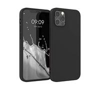 ICOVERI Funda Silicona iPhone 12/12 Pro Color Negro. Carcasa iPhone Antigolpes. Antideslizante. Microfibra Interior. Tacto Suave.