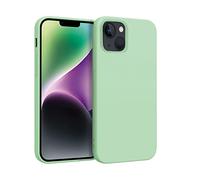 ICOVERI Funda Silicona iPhone 14 Color Menta. Carcasa iPhone Antigolpes. Antideslizante. Microfibra Interior. Tacto Suave.