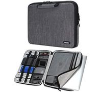 iCozzier Handle Funda para iPad y iPad de 11-11,6 Pulgadas/Accesorios electrónicos Bolsa de Almacenamiento Funda para portátil de 11 "para Ultrabook/Notebook/Netbook/MacBook - Gris