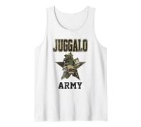 ICP Juggalo Army Hatchetman Camo Print Lettering Horrorcore Camiseta sin Mangas
