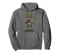 ICP Juggalo Army Hatchetman Camo Print Lettering Horrorcore Sudadera con Capucha