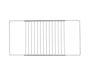 ICQN Rejilla universal, extensible de 37,5-60 cm parrilla de horno, parrilla de horno ajustable para horno, parrilla de horno, parrilla, parrilla, parrilla, parrilla para hornear, parrilla, parrilla para hornear cromada