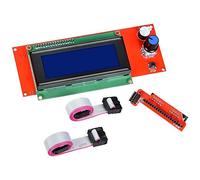 ICQUANZX 2004 Módulo de controlador de pantalla inteligente LCD con adaptador para RAMPS 1.4 Accesorio de kit de controlador de impresora 3D Arduino Pololu Shield