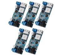 ICQUANZX DC 6V 9V 12V 24V to DC 5V 5A Buck Converter Modul, 9-36V Step Down to USB 5V Transformador Dual Output Voltage Regulador de Voltaje Placa Reguladora (5 unidades)