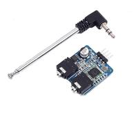 ICQUANZX Módulo de Radio FM estéreo TEA5767 con Antena telescópica 76-108MHZ para Arduino