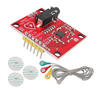 ICQUANZX Módulo ECG ICQUANZX AD8232 EKG medición Pulso Sensor de frecuencia cardíaca Kit EKG Sensor de vigilancia para Arduino con Cable.