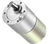 ICQUANZX Motorreductor de CC 12V 200R Motor de engranaje de alto torque eléctrico Reducción de velocidad Motorreductor de salida céntrica Diámetro del eje Caja de engranajes