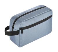 Icramsy Bolsa de aseo de viaje para mujeres y hombres, bolsa de aseo colgante, bolsa de cosméticos de gran capacidad, accesorios de viaje, regalo para mujeres, hombres y niñas, Azul, Práctica de moda