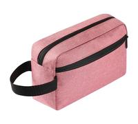 Icramsy Neceser de viaje para mujeres y hombres, bolsa de aseo colgante, bolsa de cosméticos, accesorios de viaje para mujeres y hombres, rosado, moda