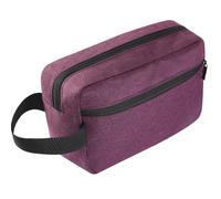 Icramsy Neceser de viaje para mujeres y hombres, bolsa de aseo colgante, bolsa de cosméticos, accesorios de viaje, regalo para mujeres, hombres y niñas (morado oscuro), Violeta intenso, Moda