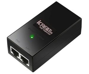 iCreatin 48V35W Gigabit Power Over Ethernet PoE Injector Adapter Power supply1000Mbps IEEE 802.3af/at Compliant Up to 100 Metros (328 Feet)
