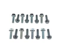 ICT Billet BBC Kit de pernos para colector de admisión, juego de pernos de 16 piezas, compatible con Big Block Chevy 396 402 409 427 454 502 V8 C