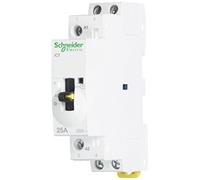 Schneider Electric A9C21132 iCT Contactor Manejo Manual, Acti9, 25A, 2NO, 24VCA, 50Hz, Blanco
