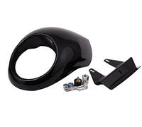 ICT Ronix Faro de apertura frontal, cubierta protectora para Harley Sportster Dyna FX/XL 1200 883