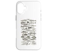 Ictiología Peces Historia Tierra Naturaleza Mar Arte Antiguo Carcasa para iPhone 16 Plus