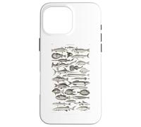 Ictiología Peces Historia Tierra Naturaleza Mar Arte Antiguo Carcasa para iPhone 16 Pro MAX